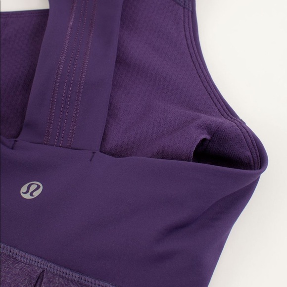 Lululemon Power Dance Tank
Heathered Concord Grape.
Size 4.
Pristine Condition. - Picture 9 of 9